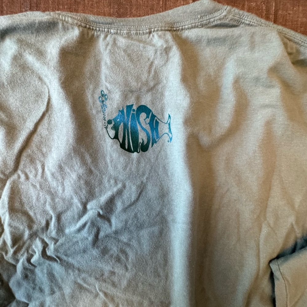 PHISH POLLOCK Graphic Long Sleeve Shirt - Gray - Picture 5 of 5